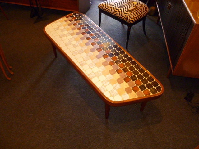 Veneer Fine 50's Optic Tile Coffee Table Hohenberg Original