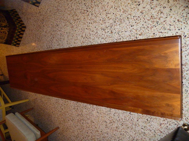 Fine Drexel Walnut Long Board Table Bench 4