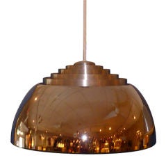 Lightolier Jacobsen style Mirror Chrome Dome Light