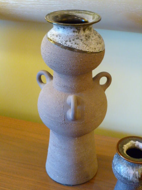 Swedish Large Thomas Hellstrom Sculptural Pottery Sweden