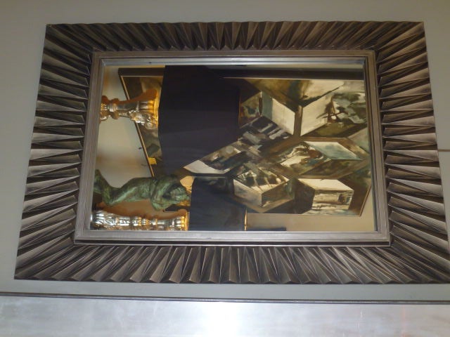 Superb Modernist Brutal Syroco Mirror 6