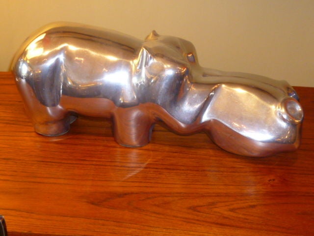 Whimsical David Parkin Hippo Sculpture 3