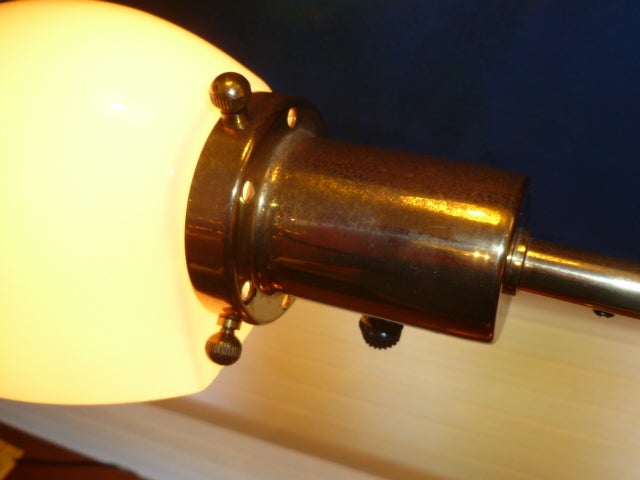 Mid-20th Century Nessen Library Desk Bedside T Bar Lamp