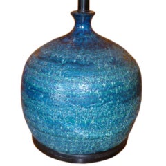 Fat Bitossi Orb Rimini Blu Table Lamp