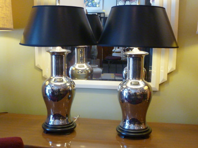Exquisite Mirror Glaze Porcelain Vase Form Table Lamps 3