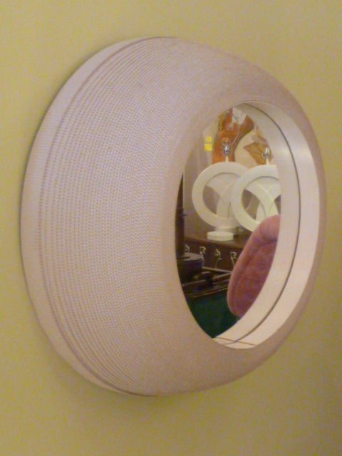 American Great  Deep Porthole Mirror by Flute