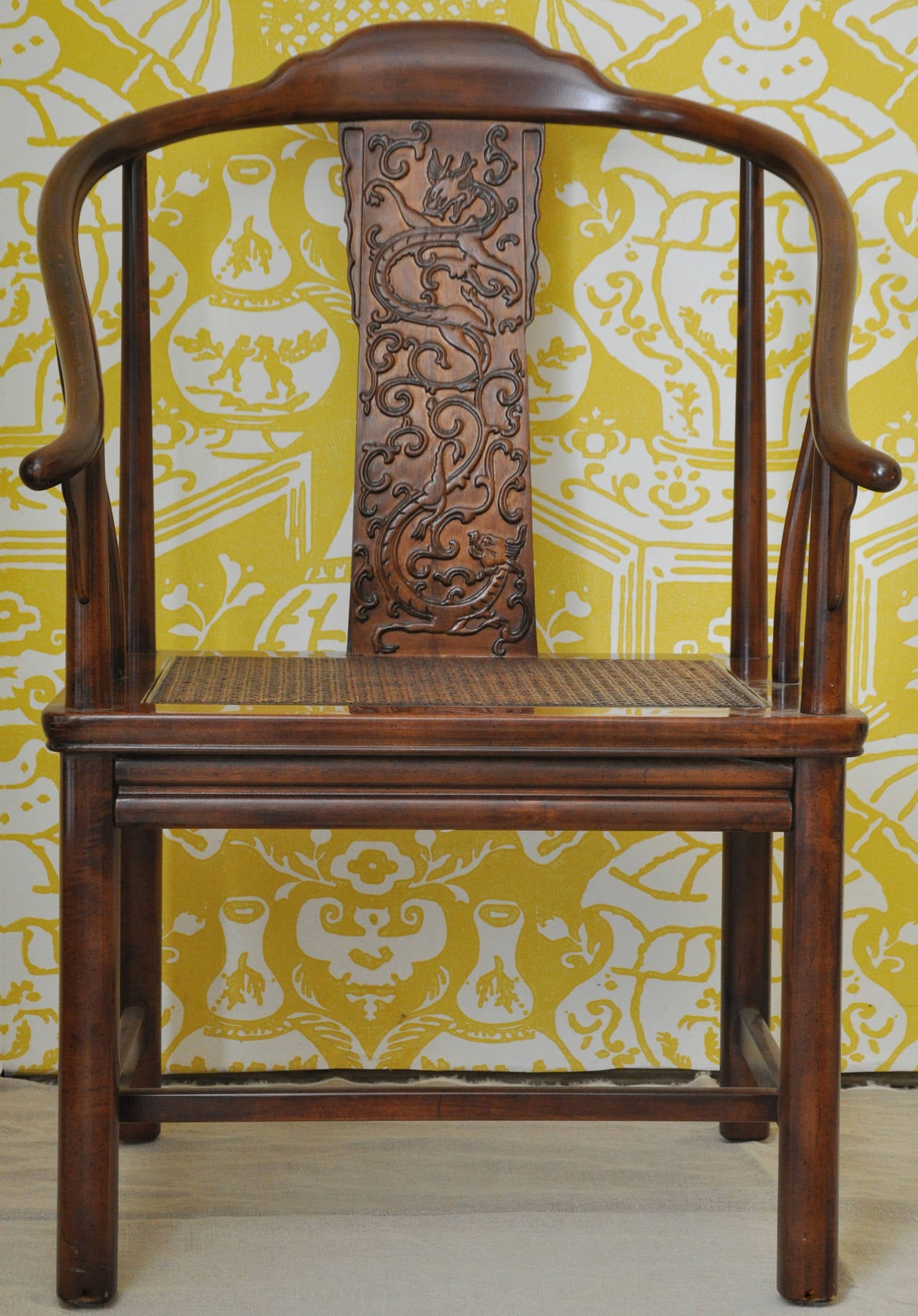 Set of Six Asian Style Chairs by Henredon Furniture