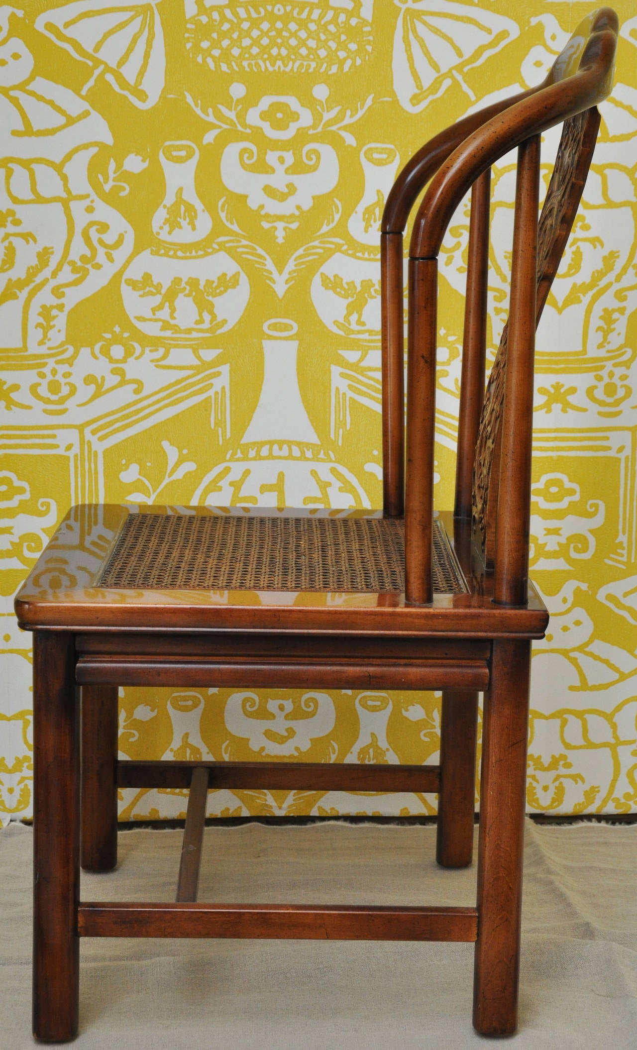 Set of Six Asian Style Chairs by Henredon Furniture at 1stdibs