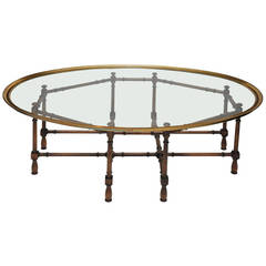 Baker Faux Bamboo Coffee Table