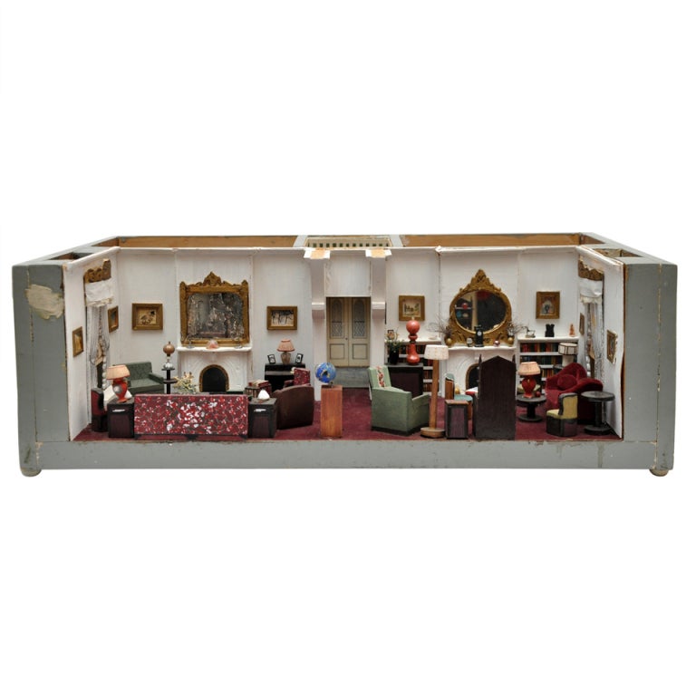 Miniature Living Room Helen Hayes' House Nyack, Ny For Sale at 1stDibs
