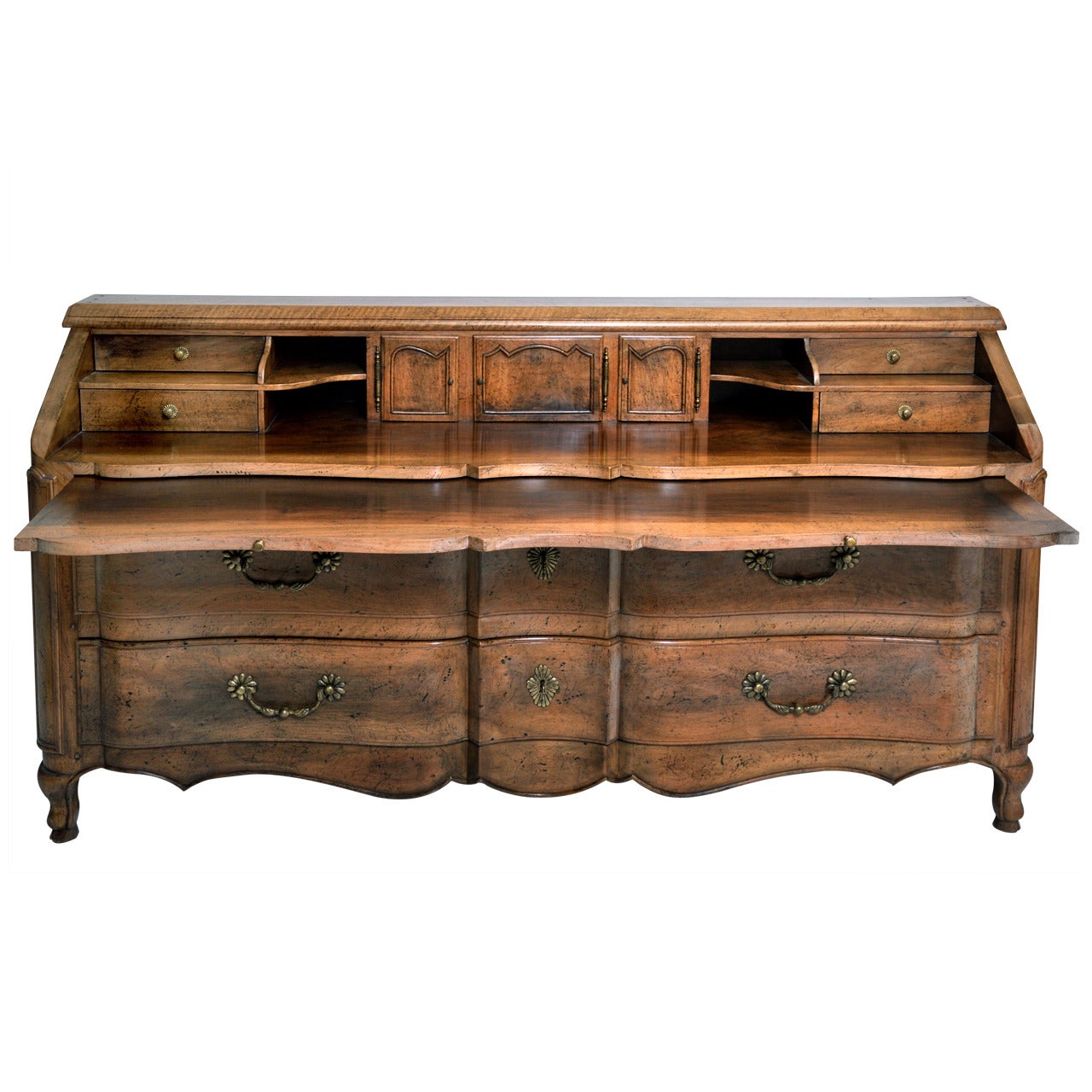 Italian Walnut Desk by Richard Wheelwright