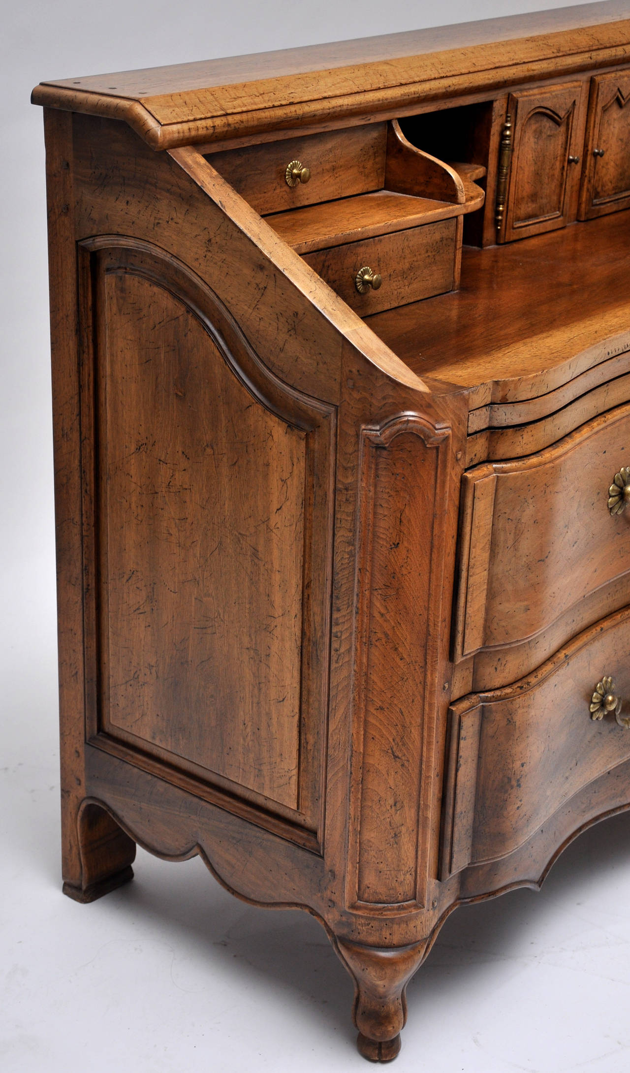 Louis XIV Italian Walnut Desk by Richard Wheelwright