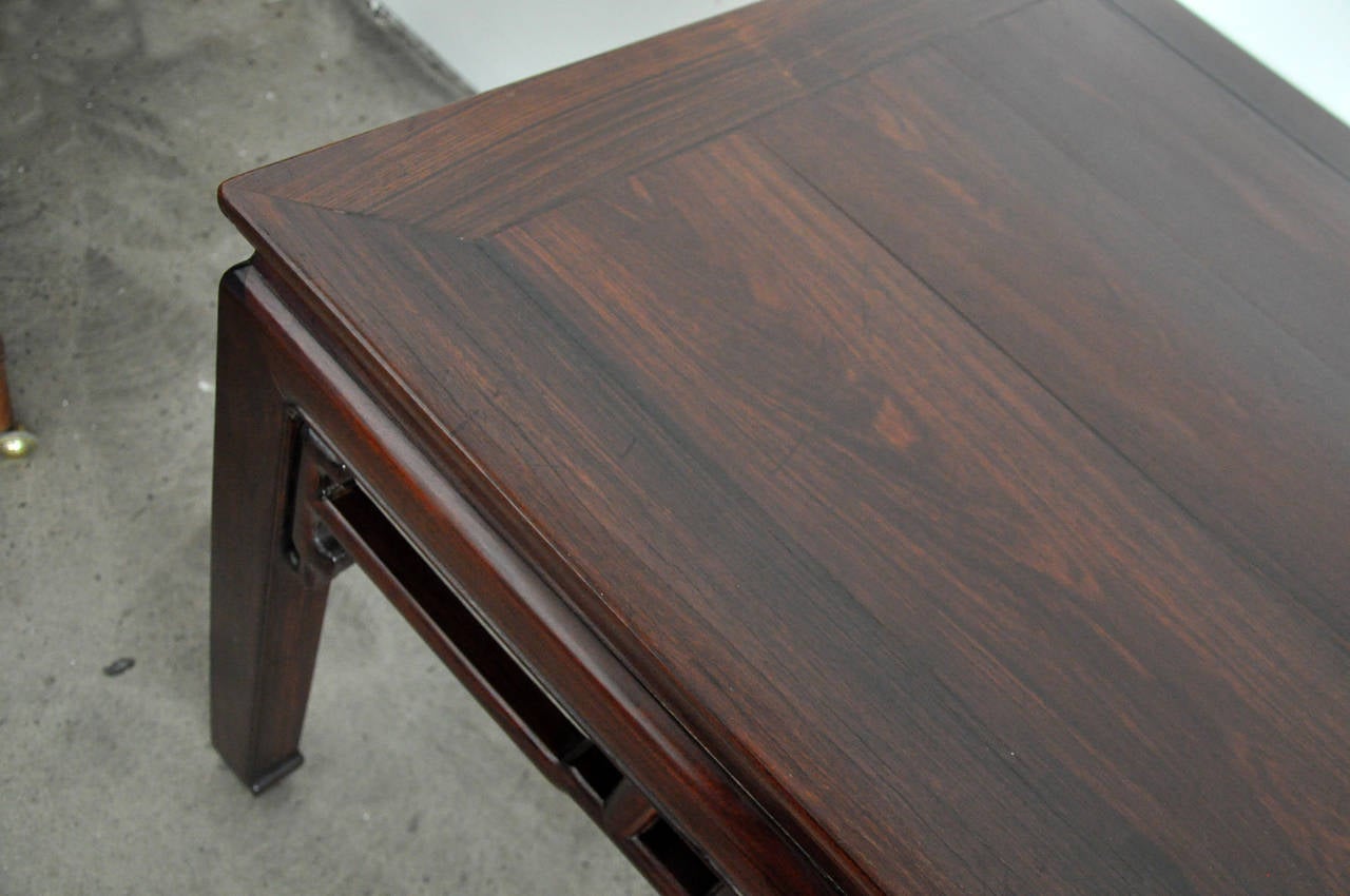 20th Century Asian Rosewood Table For Sale