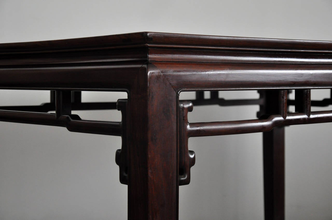 Asian Rosewood Table In Excellent Condition For Sale In Geneva, IL