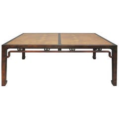 Baker Furniture Chinoiserie Dining Table with Leaves