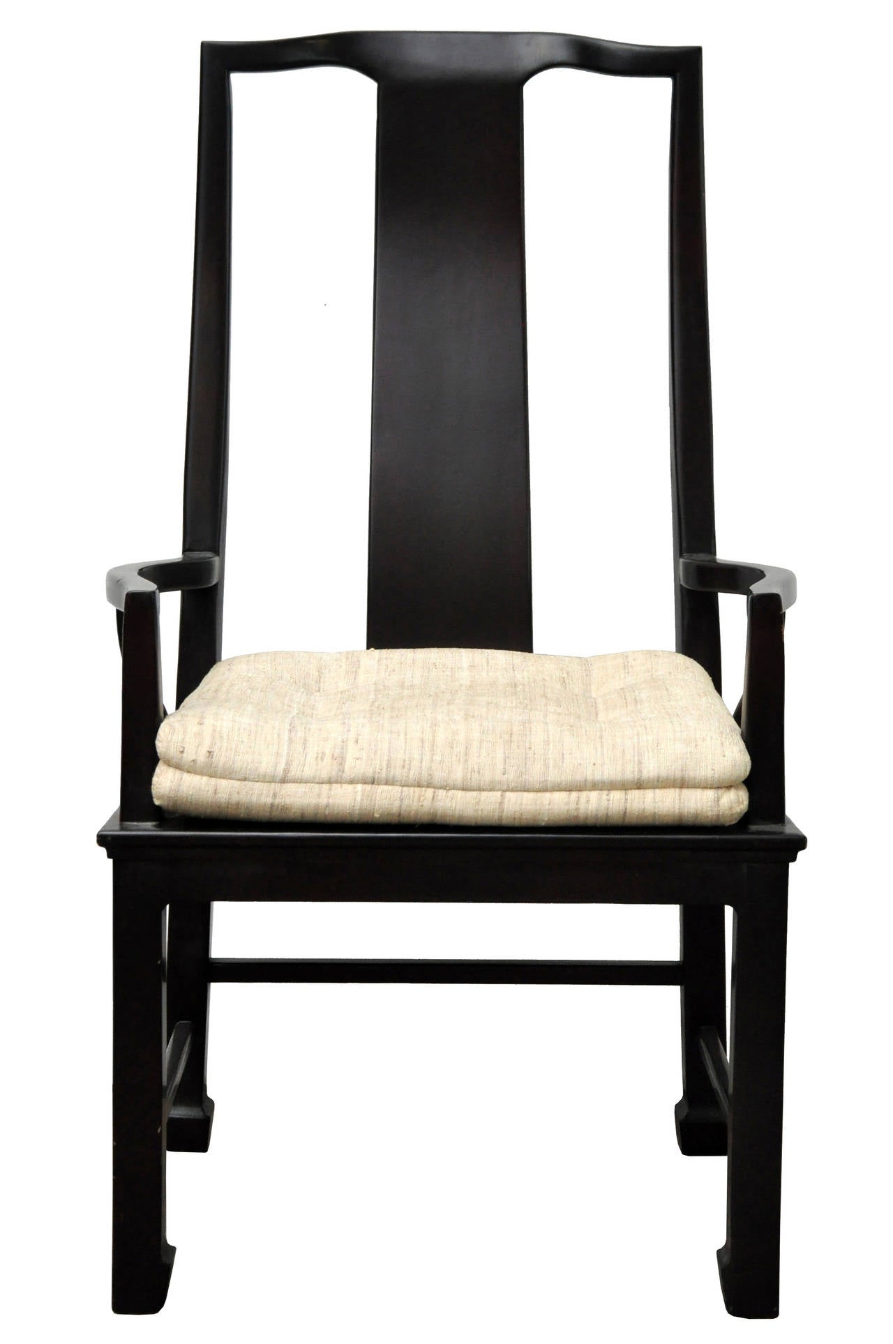 Chinese Export 4 Interior Crafts Asian Armchairs For Sale