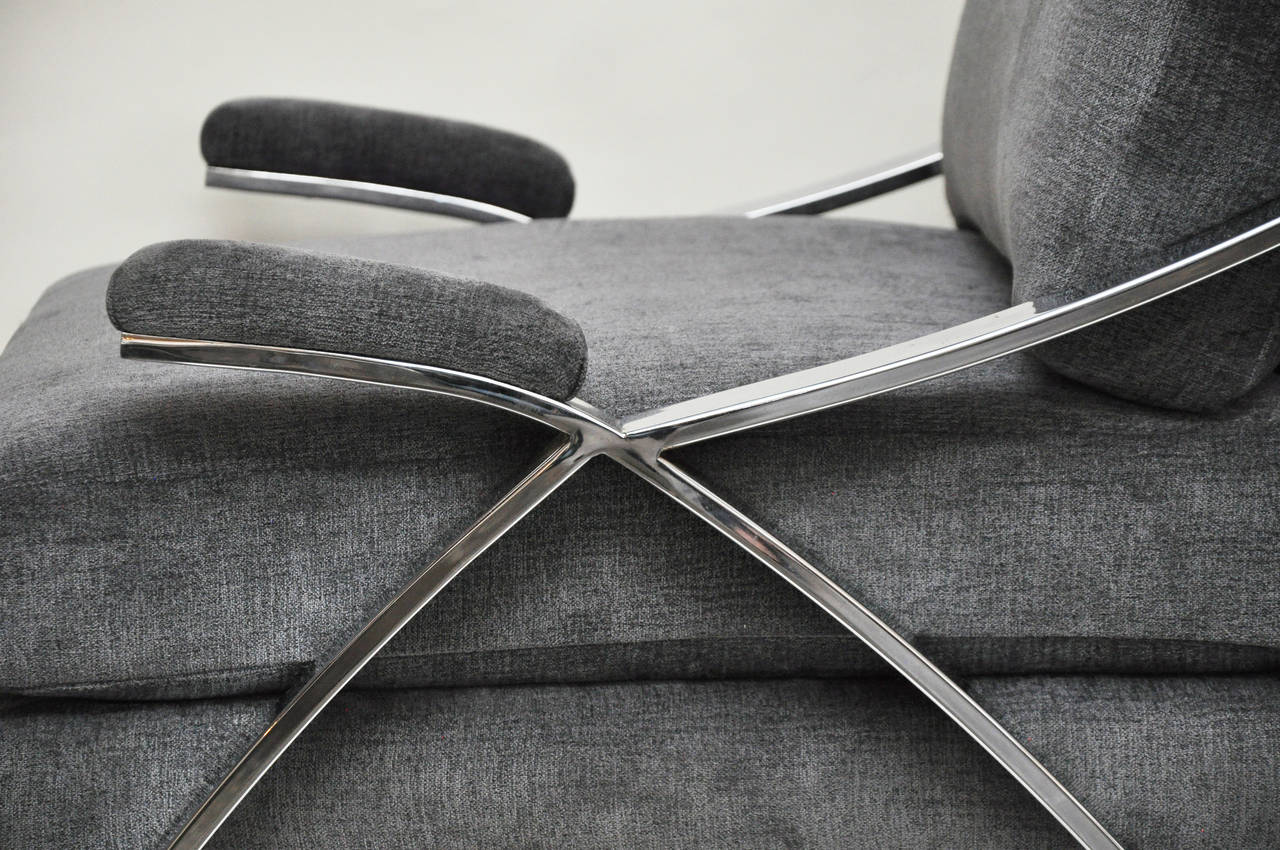 20th Century Midcentury Chrome Chair For Sale