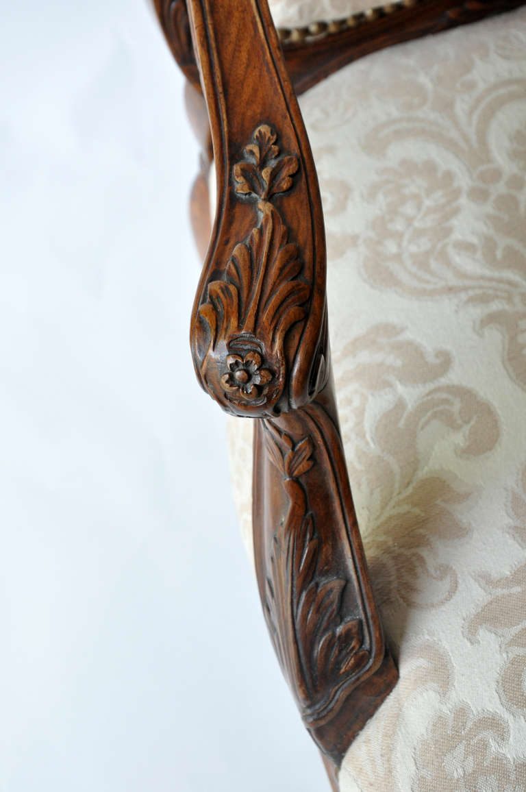 Pair of 18th Century Louis XV Armchairs For Sale at 1stDibs
