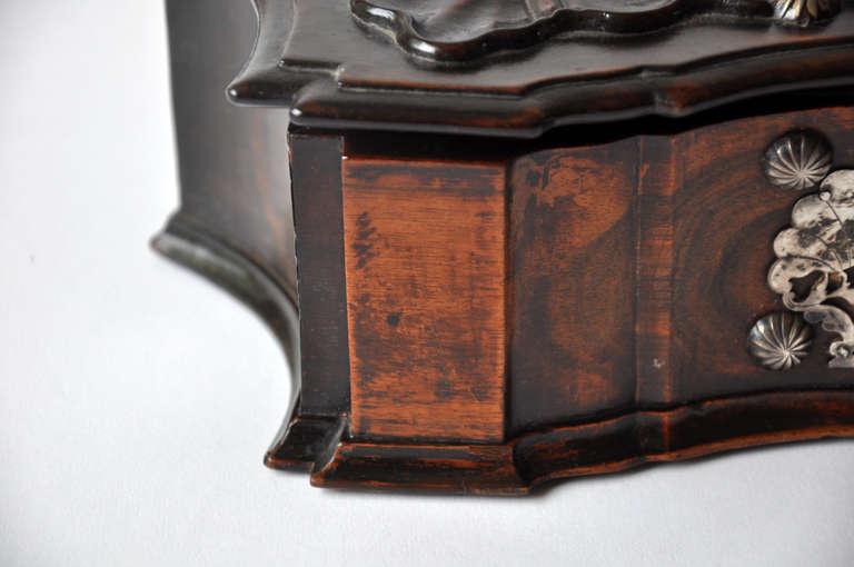 18th Century Portuguese Rosewood Box For Sale 1