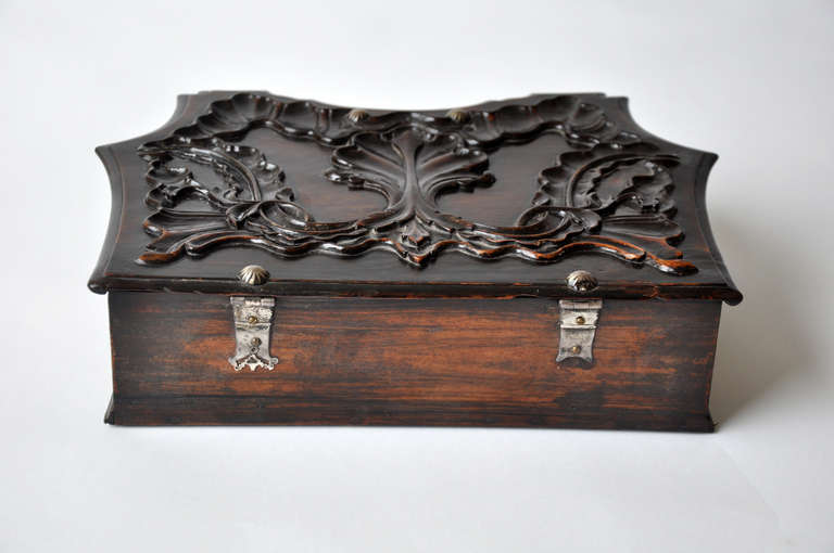 18th Century Portuguese Rosewood Box For Sale 4