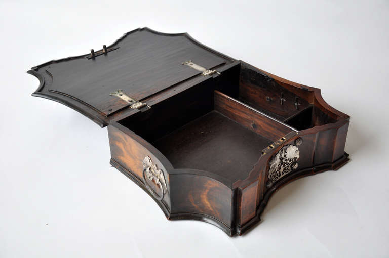 18th Century Portuguese Rosewood Box For Sale 5