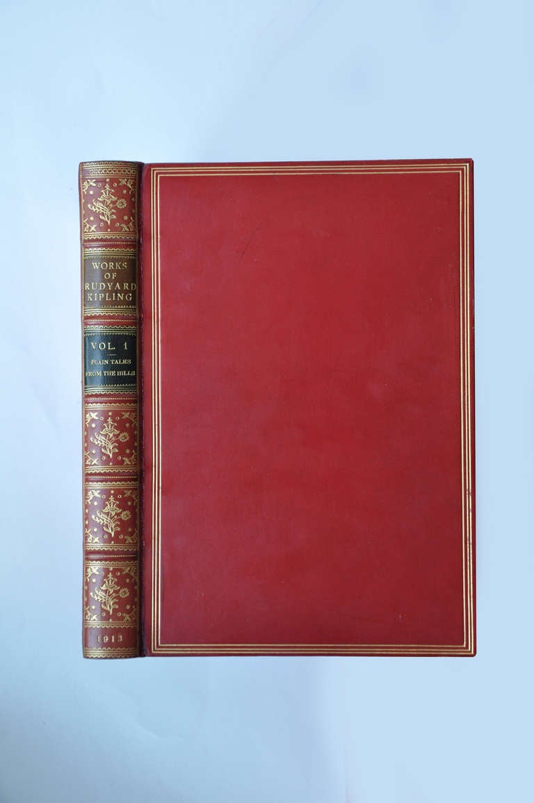 Leather Signed Works of Rudyard Kipling - Limited Edition