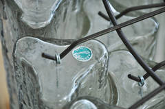 Large Murano Glass Chandelier Four Tiers of Glass