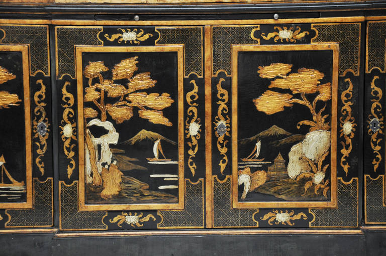 Late 20th Century Trouvailles Furniture Chinoiserie Breakfront