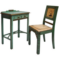 Chinoiserie Little Desk and Chair