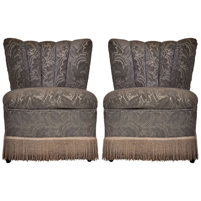 Channel Back Upholstered Chairs