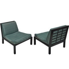PAIR OF BAKER FAR EAST COLLECTION CHAIRS BY MICHAEL TAYLOR