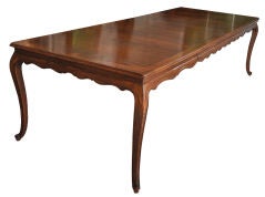 Country French Dining Table With Two Leaves