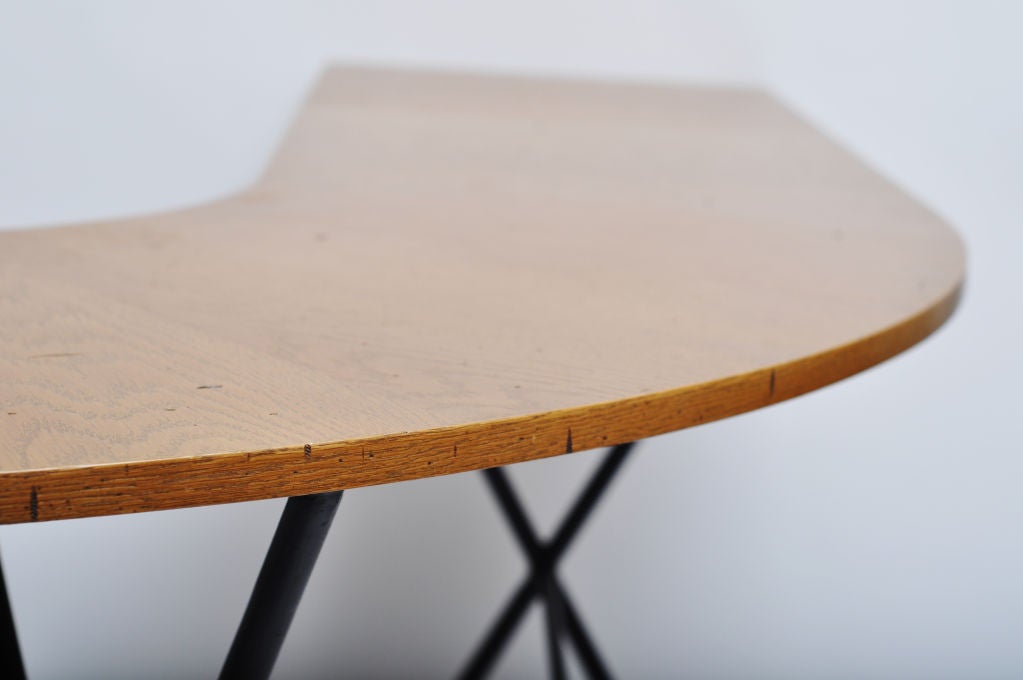 Mid-20th Century Demi Lune  Desk Or Writing Table