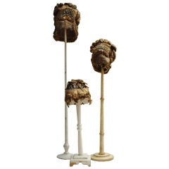 Collection Of Theater or Opera Wigs And Hair Pieces