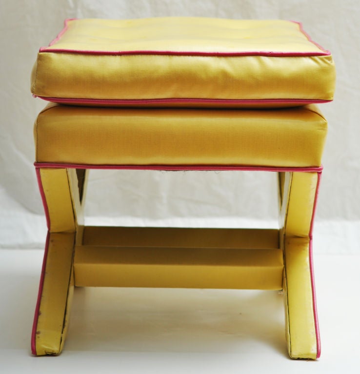 Yellow And Pink X Based Bench 3