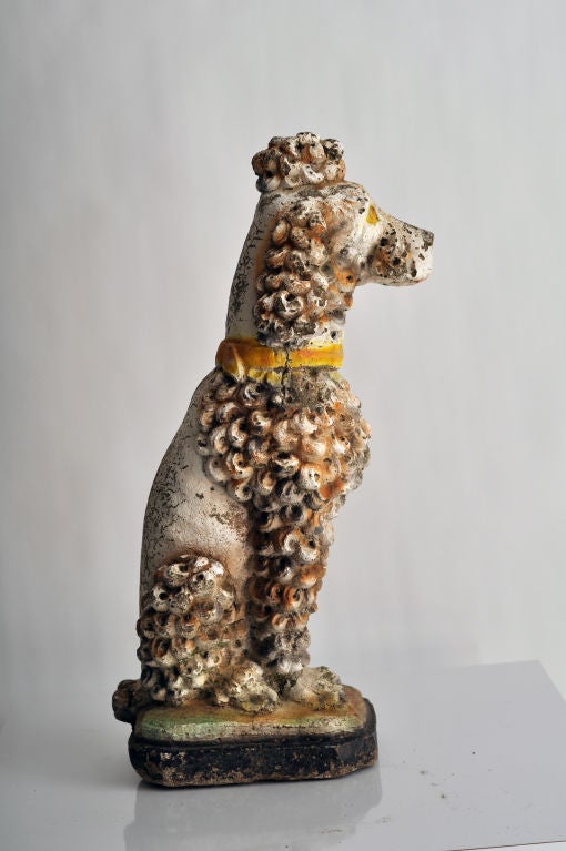 American French Poodle Statue