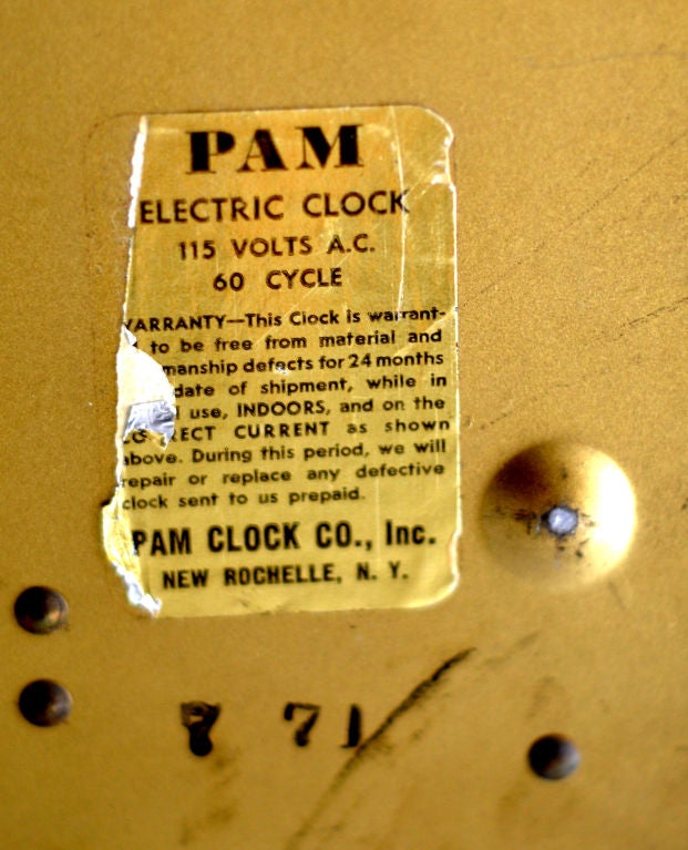 1966 Wall Street Journal Advertising Clock 2
