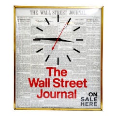 1966 Wall Street Journal Advertising Clock