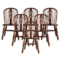 Set Of Six Windsor Chairs