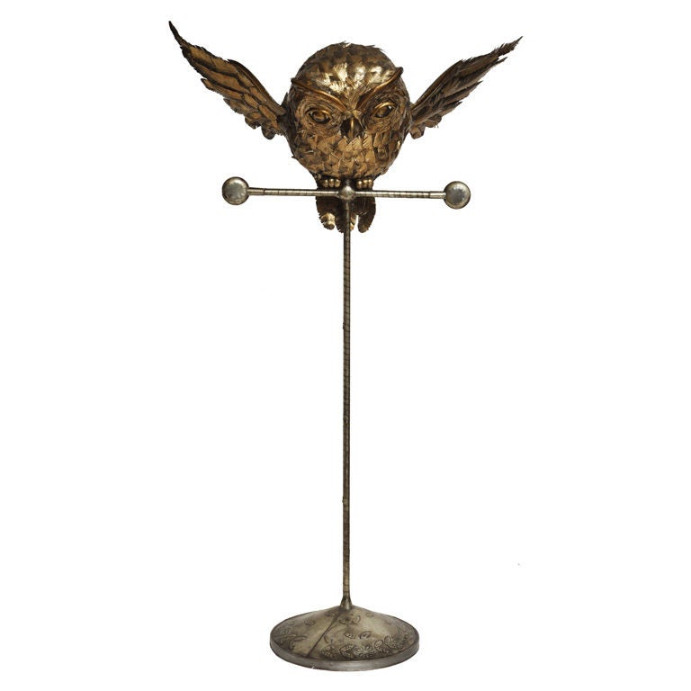 Extra Large Sergio Bustamante Owl Sculpture