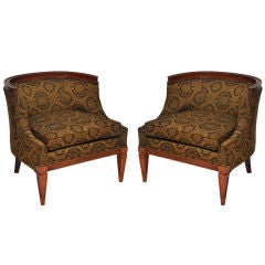 Pair Of 1960s Klismos Style Chairs