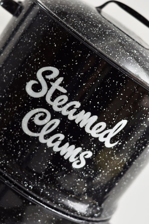 Vintage Clam Steamer In Granite Ware