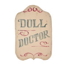 Doll Doctor Sign