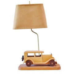 Wooden Car Lamp - Roadster