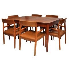 Teak Dining Table And 6 Chairs