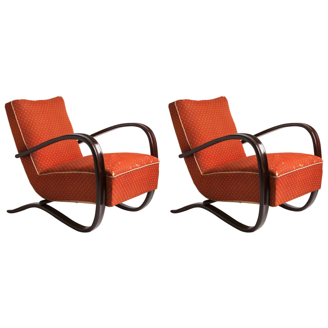 Jindrich Halabala "H269" Chairs