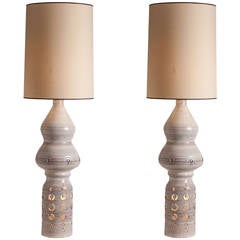 Pair of Georges Pelletier Table Lamps