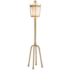 Lampadaire en corde français