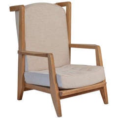 French Limed Oak Arm Chair