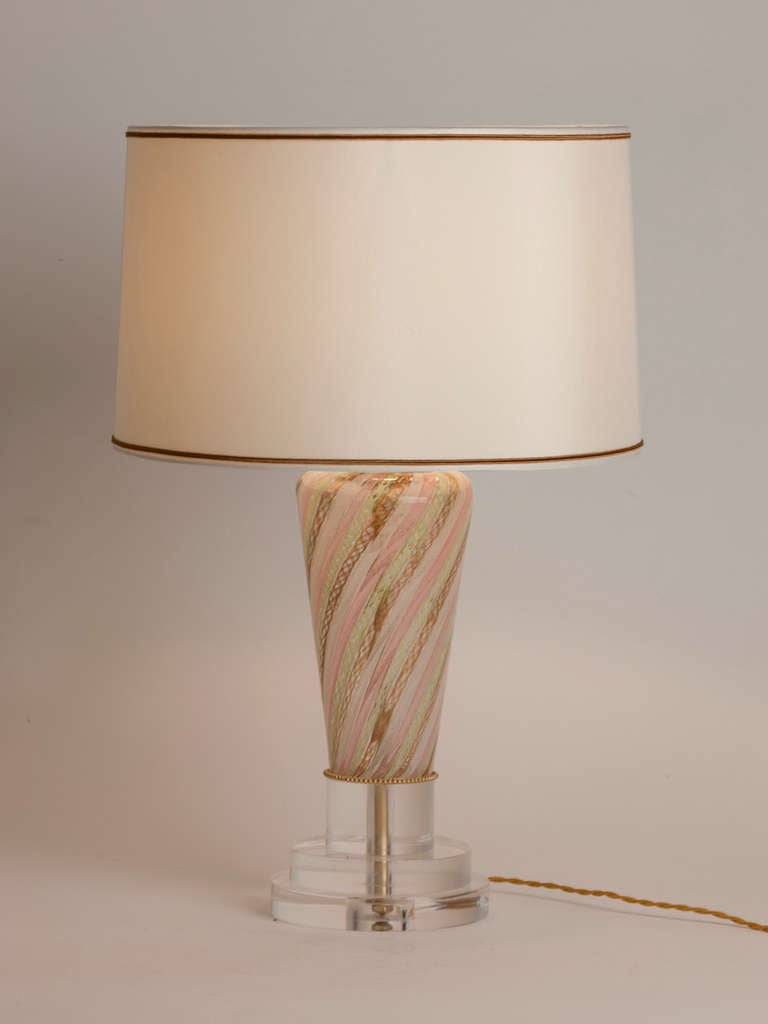 Petite Lattice Murano Lamp